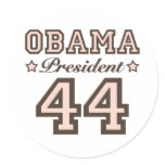 President Obama 44 Sticker