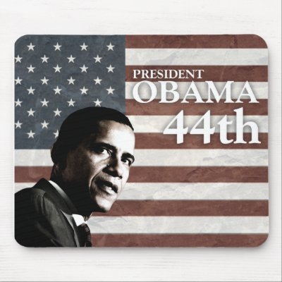 president Obama 44th c1 Mousepad