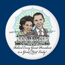 President Obama and First Lady Gear magnets