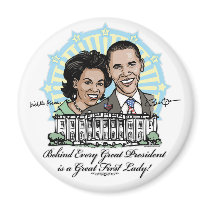 President Obama and First Lady Gear magnets