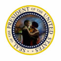 President Obama and Michelle Victory Dance photo sculptures