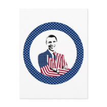 President Obama and U.S. Flag Design postcards