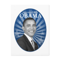 president obama blue bw postcards by Politicall president obama blue bw postcards