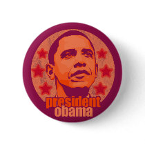 President Obama Button by jamierushad President Obama Button