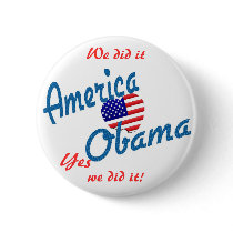 President Obama Button by WakadyWak President Obama Button