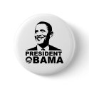 President Obama button badge