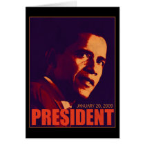 President Obama Greeting Card