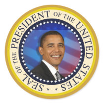 President Obama Collectibles Large 3" Sticker