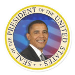 President Obama Collectibles Large 3" Sticker