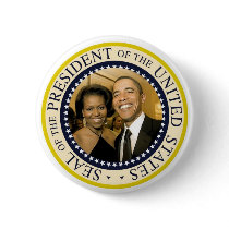 President Obama Commemorative Button by obama_inauguration President Obama Commemorative Button