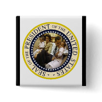 President Obama Commemorative Button