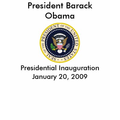 President Obama Commemorative Inauguration Tshirts by obama_inauguration