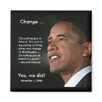 President Obama Commemorative Magnet
