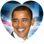 President Obama Commemorative Sculpture With Stand