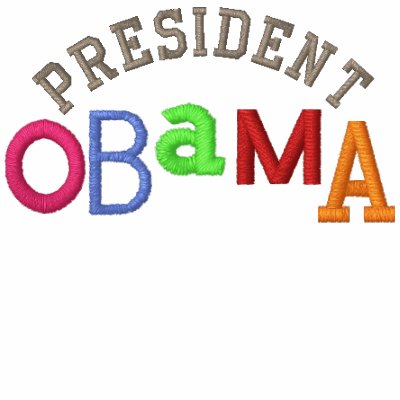 President Obama Embroidered Shirt by jamierushad