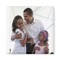 President Obama Father & Daughters magnets by obama_inauguration President Obama Father & Daughters magnets