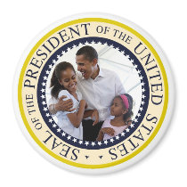 President Obama Father & Daughters Magnet
