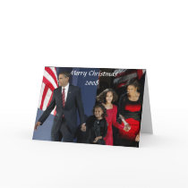 President Obama First Family Christmas 2008 cards by obama_inauguration President Obama First Family Christmas 2008 cards