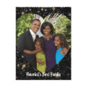 President Obama First Family Keepsake postcards