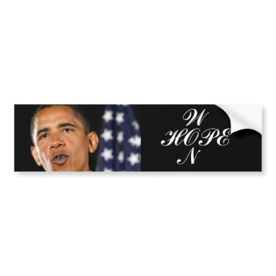 President Obama  Hope Won Bumper Sticker by obama_inauguration