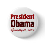 President Obama Inauguration 2009 buttons