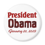 President Obama Inauguration 2009 magnets