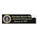President Obama Inauguration Bumper Sticker bumper stickers
