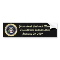 President Obama Inauguration Bumper Sticker bumper stickers