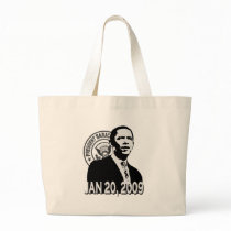 President Obama Inauguration BW Tote Bag
