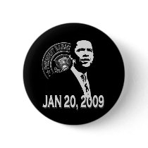 President Obama Inauguration BW Button