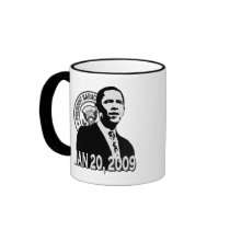 President Obama Inauguration BW Mugs