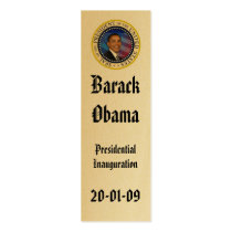 PRESIDENT OBAMA Inauguration Commemorative business cards by obama_inauguration PRESIDENT OBAMA Inauguration Commemorative business cards