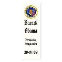 PRESIDENT OBAMA Inauguration Commemorative business cards by obama_inauguration PRESIDENT OBAMA Inauguration Commemorative business cards