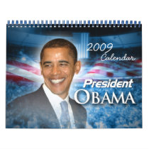 PRESIDENT OBAMA Inauguration Commemorative Wall Calendar