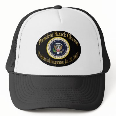 PRESIDENT OBAMA Inauguration Commemorative Mesh Hats by obama_inauguration