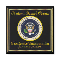 PRESIDENT OBAMA Inauguration Commemorative magnets