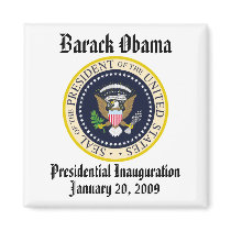 PRESIDENT OBAMA Inauguration Commemorative magnets