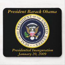 PRESIDENT OBAMA Inauguration Commemorative Mouse Pad