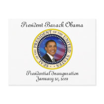 PRESIDENT OBAMA Inauguration Commemorative postcards