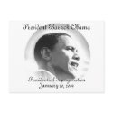 President Obama  Inauguration Commemorative postcards