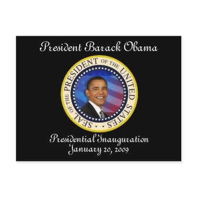 PRESIDENT OBAMA Inauguration Commemorative Postcards by obama_inauguration