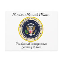 PRESIDENT OBAMA Inauguration Commemorative postcards