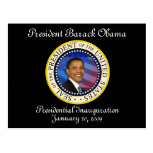 PRESIDENT OBAMA Inauguration Commemorative Postcards