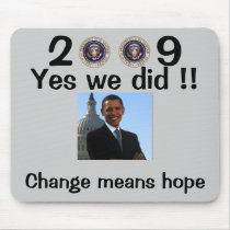 President Obama Inauguration - Customized mousepads