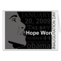 President Obama - Inauguration day cards