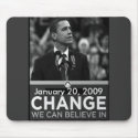 President Obama Inauguration Day Change mousepads by Obama_Keepsakes President Obama Inauguration Day Change mousepads