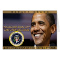 President Obama Inauguration Day Commemorative cards