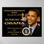 President Obama Inauguration Day Commemorative Poster