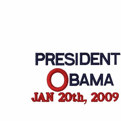 PRESIDENT OBAMA INAUGURATION EMBROIDERED POLO by edem13