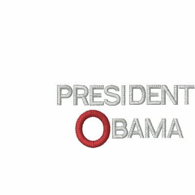 PRESIDENT OBAMA INAUGURATION EMBROIDERED T-SHIRT by edem13